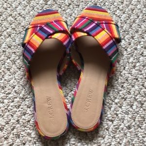 J. Crew Cora Rainbow Slides